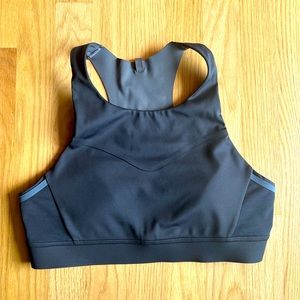 Brooks black 3 pocket sports bra